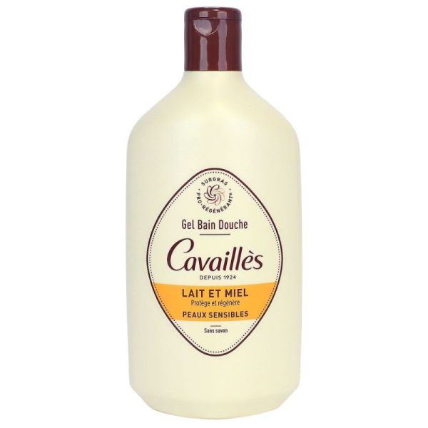 Cavailles Bain Dch Lait Miel 400Ml