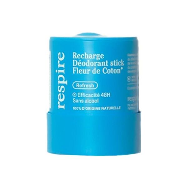 Respire Recharge Deo Stick Fleur De Coton 50G