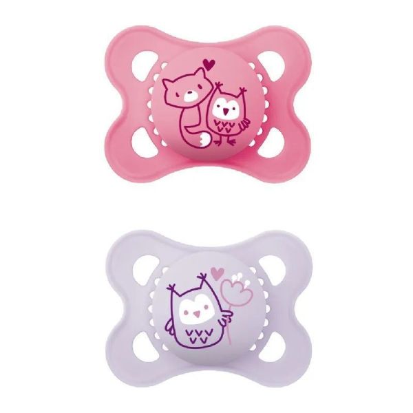 Sucet Mam Origin Natur Sil 2-6M X2