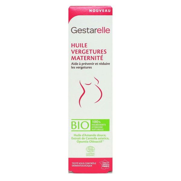 Gestarelle huile vergetures maternité bio 100ml