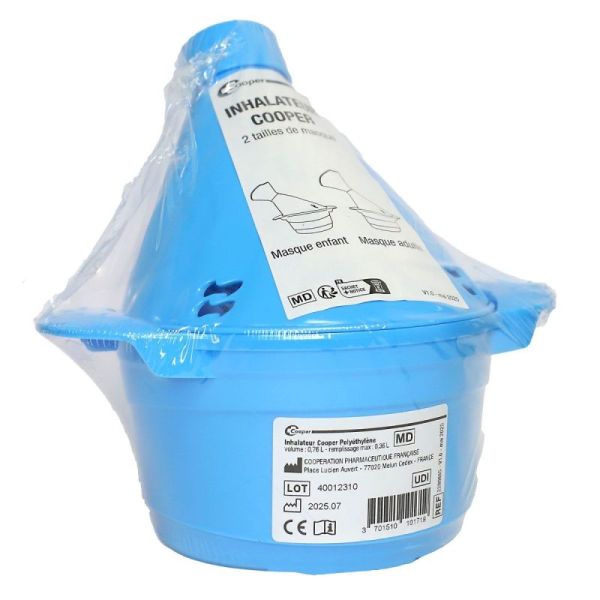 Cooper Inhalateur Bleu/Blanc