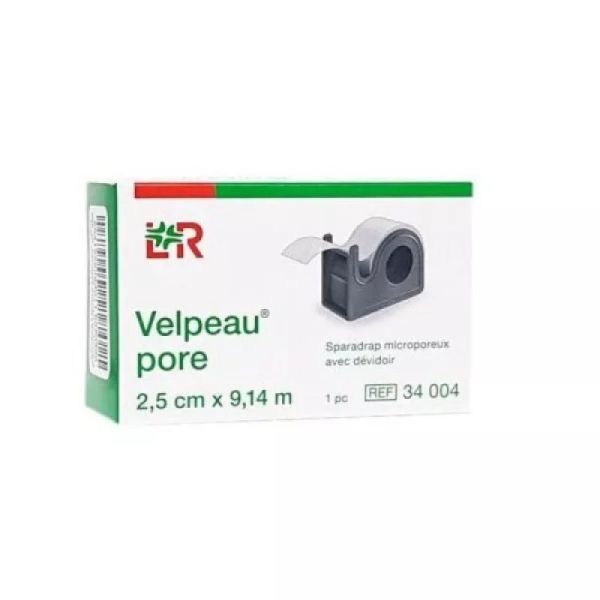 Sparadrap Velpeaupore 2,5cm x 9,1m
