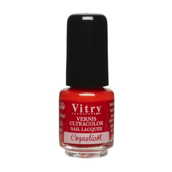 Vitry Mini Vernis Coquelicot 4Ml