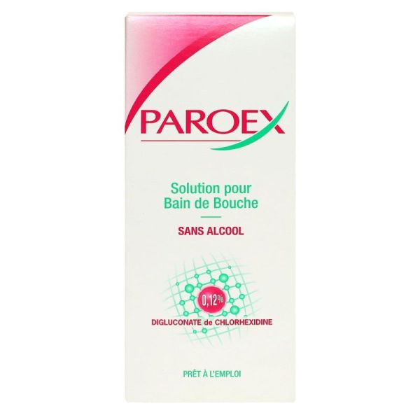 Paroex Bain de bouche sans alcool 0,12% 300ml