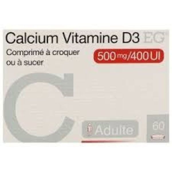 Calcium D3 500Mg/400Ui Eg Cpr 60