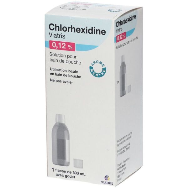 Chlorhexidine 0,12% Myl Fl 300 Ml