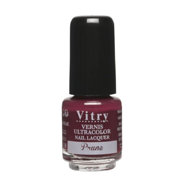 Vitry Mini Vernis Prune 4Ml