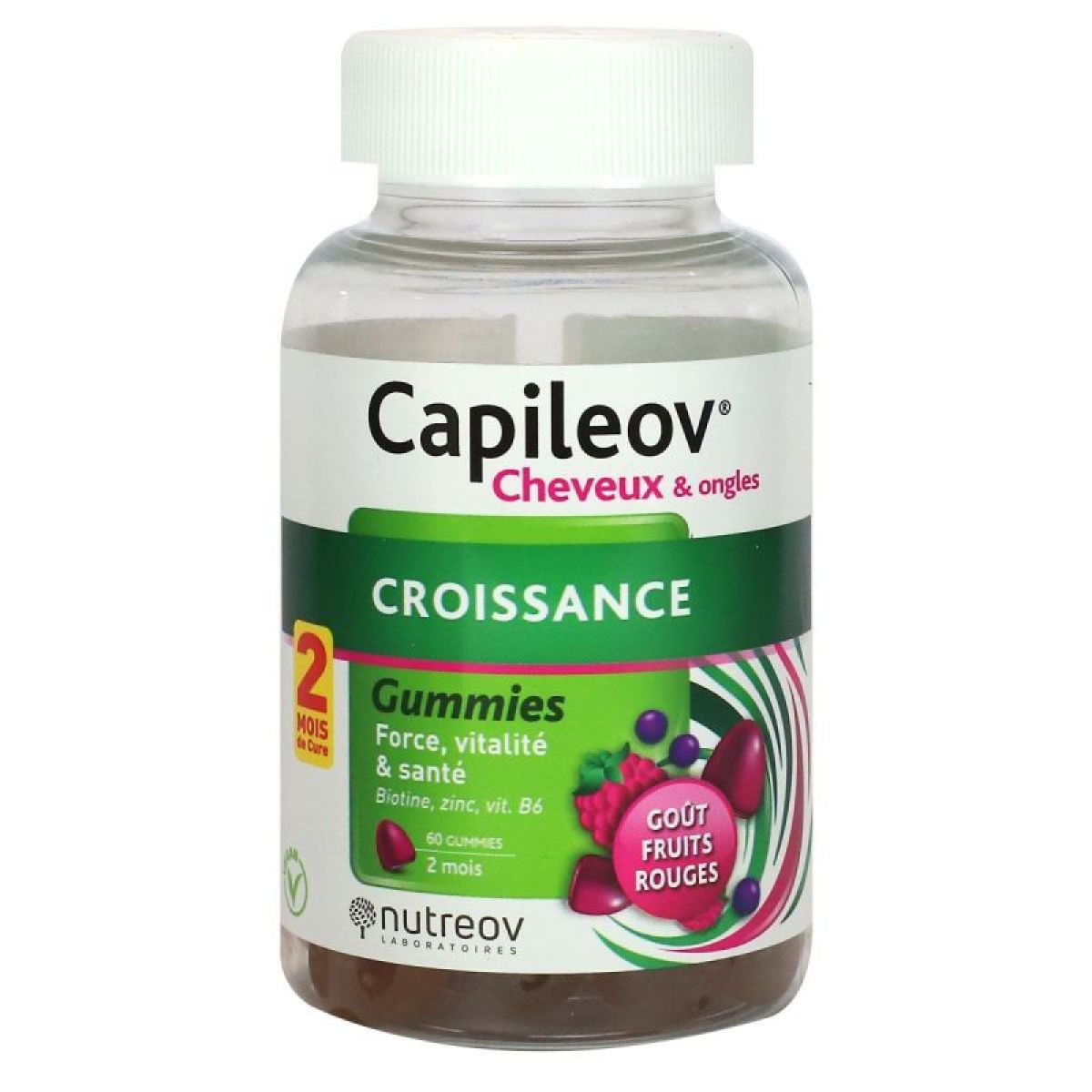 Traitement Croissance Cheveux Extra Fort Ekyure Herbals - 60 Capsules, Ingrédients Ayurvédiques, Neuf, Expiration 2027