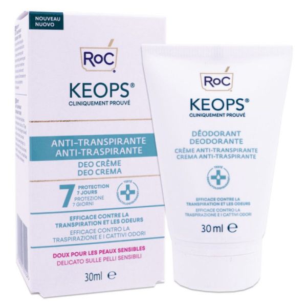 Keops Deod Cr A/Transpirante 30Ml