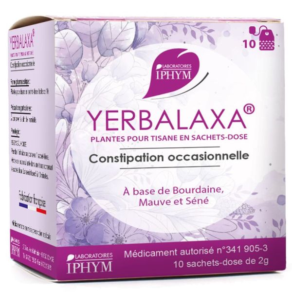 Mélanges de plantes : Tisane Constipation en vrac, sachet de 100g