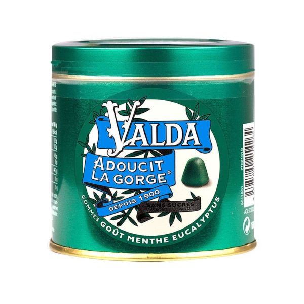 Valda Gom Ment/Eucal S/Sucr160G