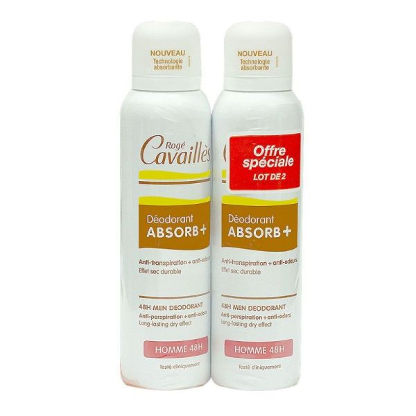 Rc Absorb+ Homme Spray 2X150Ml