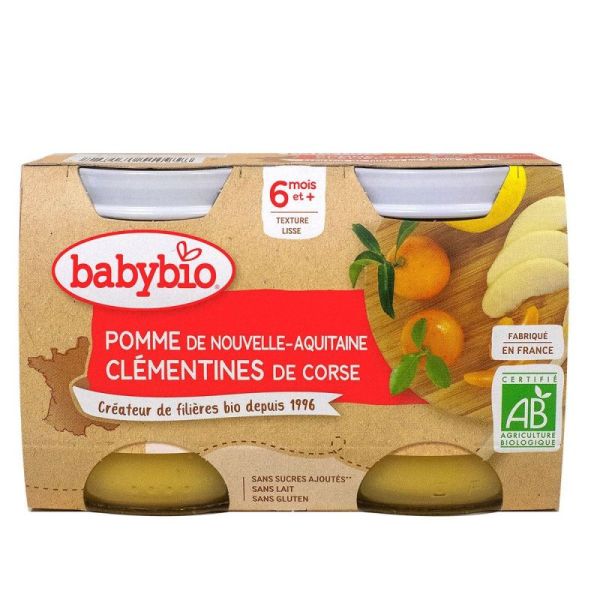 Babybio Pomme Clementines Des 6 Mois