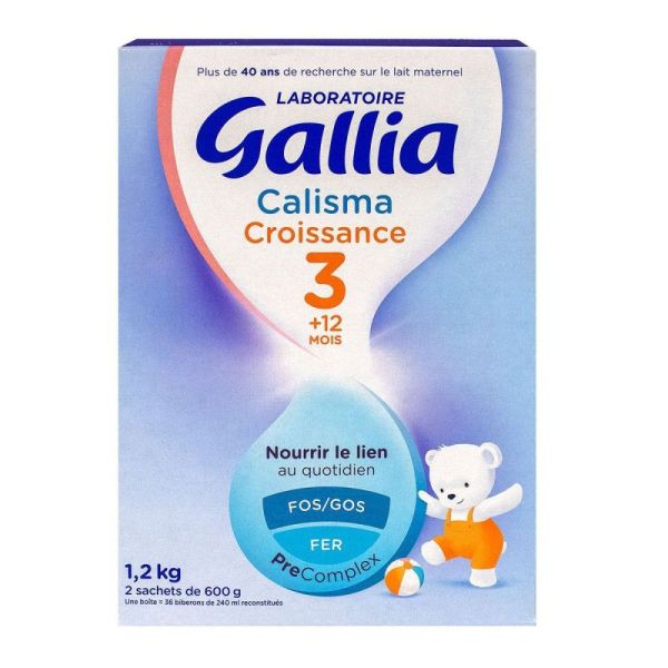 Gallia Calisma Croissance Lait Pdr 3Sach/400G