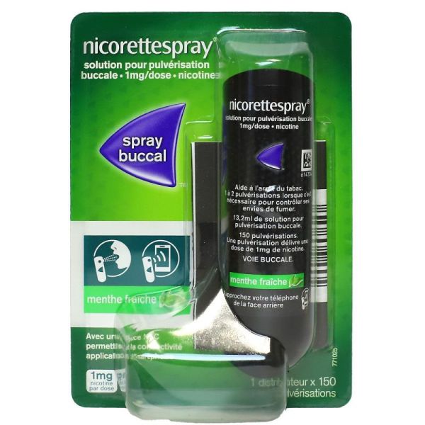 Nicorettespray 1Mg/Dose Sol Flacon 1