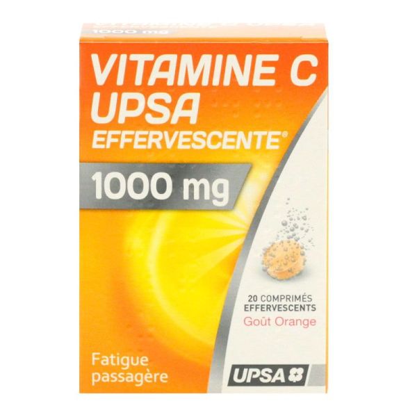 Vit C 1 000Mg Upsa Cpr Eff 20