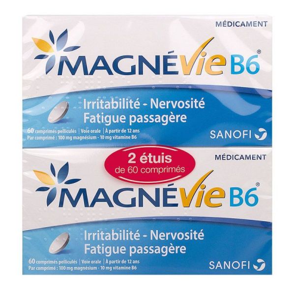 Magnevie B6 100Mg/10Mg Cpr 120