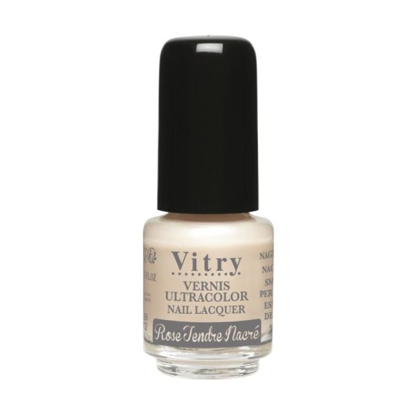 Vitry Mini Vernis Rose Tendre Nacré 4Ml